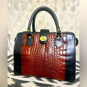 Rare Vintage Brahmin Leather Handbag 👜✨restored